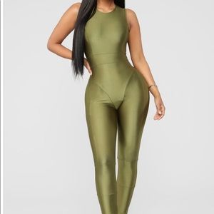Olive jumpsuit